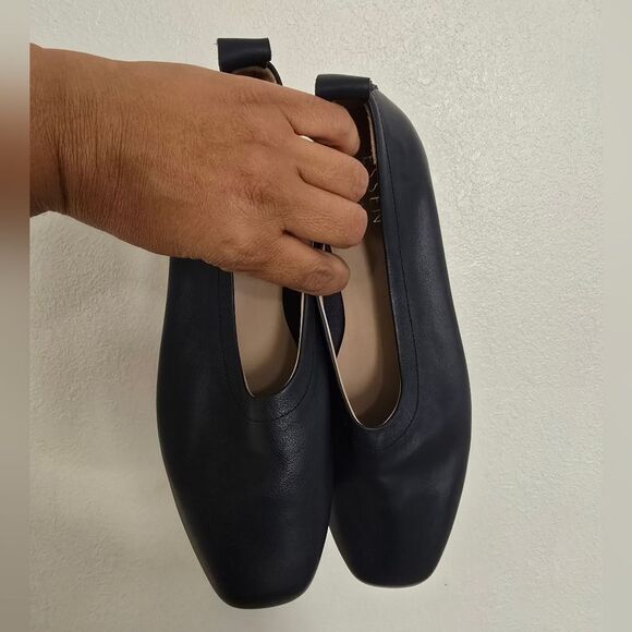 New Essen The Foundation Flat - Navy Size US 7.5 Leather - Picture 8 of 12